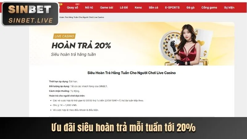 Khuyến mãi chào mừng thành viên mới vn6 App