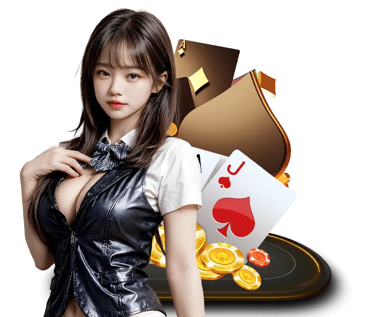 Bàn chơi baccarat hoặc roulette với chip cược trên vn6 app